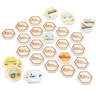 New Classic Toys - Memory - Vehicles -  FSC® 100%-certified wood